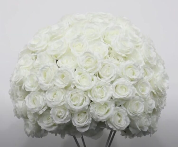 Artificial Flower White Ball Artificial Flower White Ball